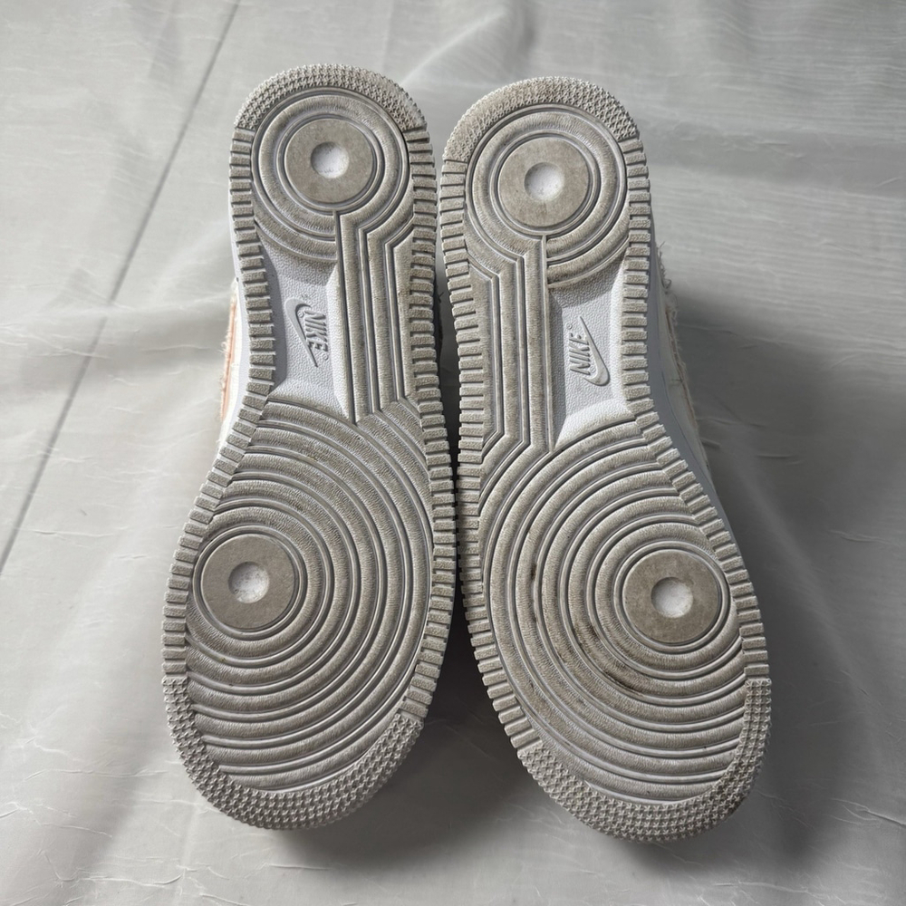 Nike Air Force 1 LX Tear Away White Low Top Womens Sneaker Size 10 CJ1650-101 - Picture 7 of 11